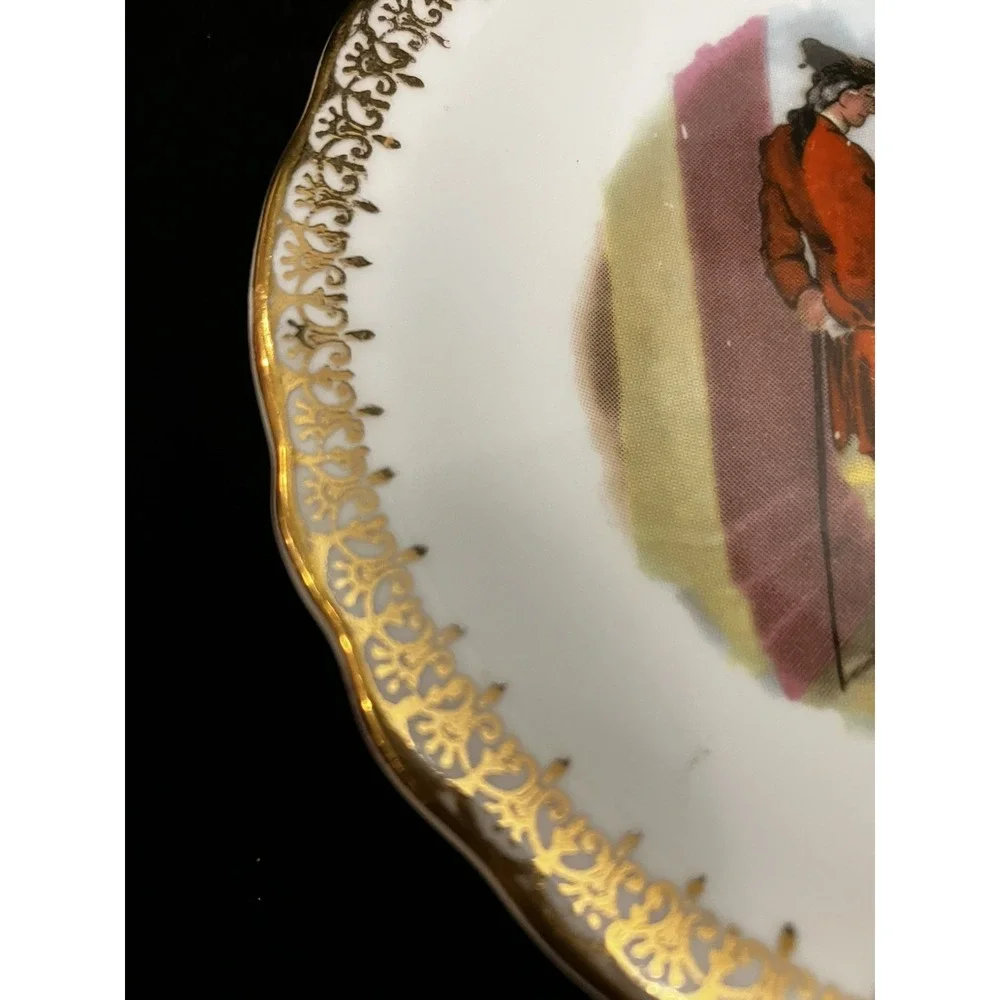 Vtg Royal Grafton Bone China Butter Trinket Dish England Cries London Cherries